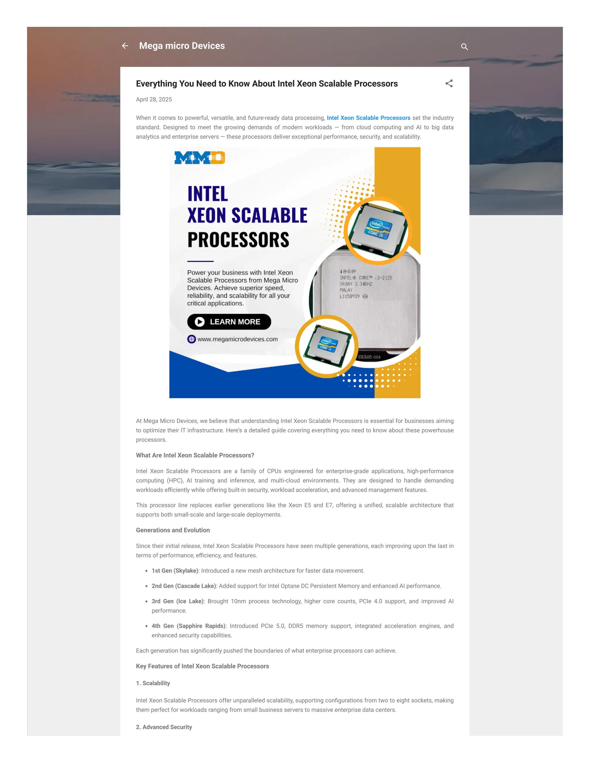 Everything You Need to Know About Intel Xeon Scalable Processors | PDF