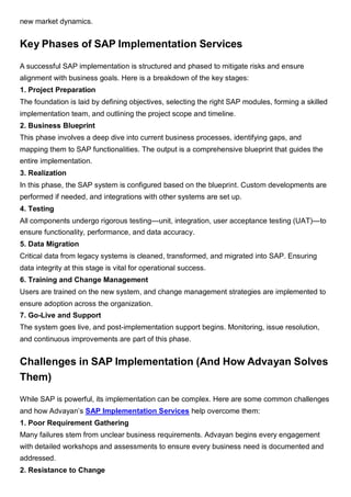 Everything You Need To Know About SAP Implementation Services For ...
