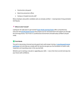 Security Guard Field Notes Guide.pdf Everything You Need to Know About Security Guard Course and License.pdf