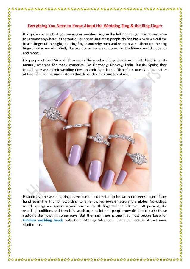 Everything You Need to Know About the Wedding Ring & the Ring Finger