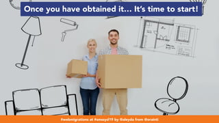 #webmigrations at #smssyd19 by @aleyda from @orainti
Once you have obtained it… It’s time to start!
#webmigrations at #smssyd19 by @aleyda from @orainti
 