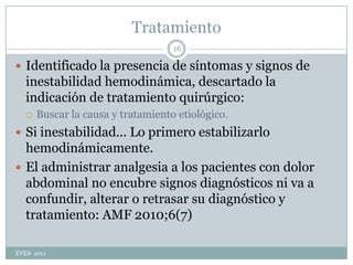 Si irradia a FID con leucocitosis: descartar xxxxxxxxxx