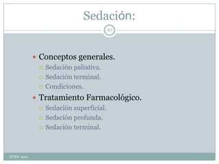 Tratamiento agudo cefalea racimosSumatriptánpor vía subcutánea: 6 mg/subcutáneo, no más de 2/díaSi intolerancia Sumatriptan o zolmitriptanintranasal.La vía oral tiene menos eficacia. La administración de oxígeno a concentraciones altas también yugula el ataque.O2 100% 7 l/min durante 17 min.Los analgésicos incluidos opioides no deben usarseOtros:Corticoides a dosis altas para yugular crisis y tratamiento preventivo.Verapamilo 240-960 mg/24 horas con control ECG, tratamiento preventivo.EVES- 201137