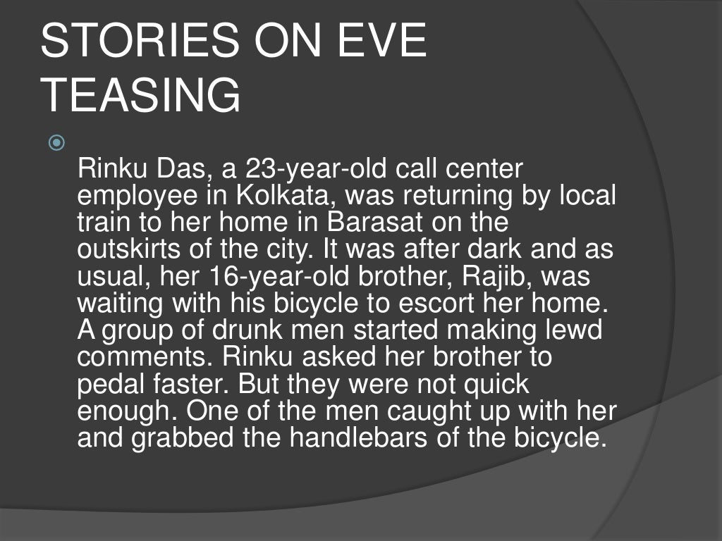 Eve teasing