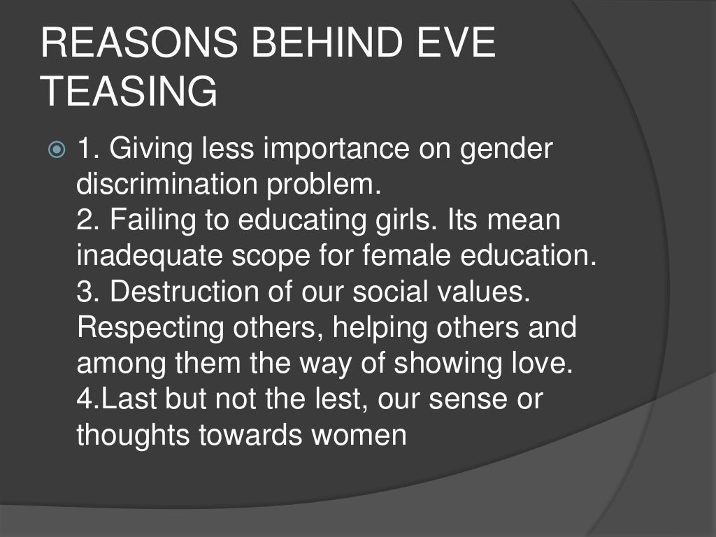 Eve teasing