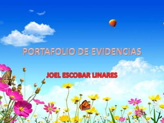PORTAFOLIO DE EVIDENCIAS JOEL ESCOBAR LINARES 