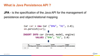 Евгений Капинос "Advanced JPA (Java Persistent API)" | PPT