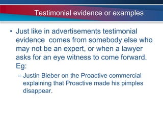 Evidence | PPTX