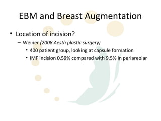 Evidence based-medicine-and-cosmetic-surgery | PPT