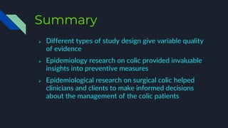Colic Design Evidence-based approach to equine colic.pptx