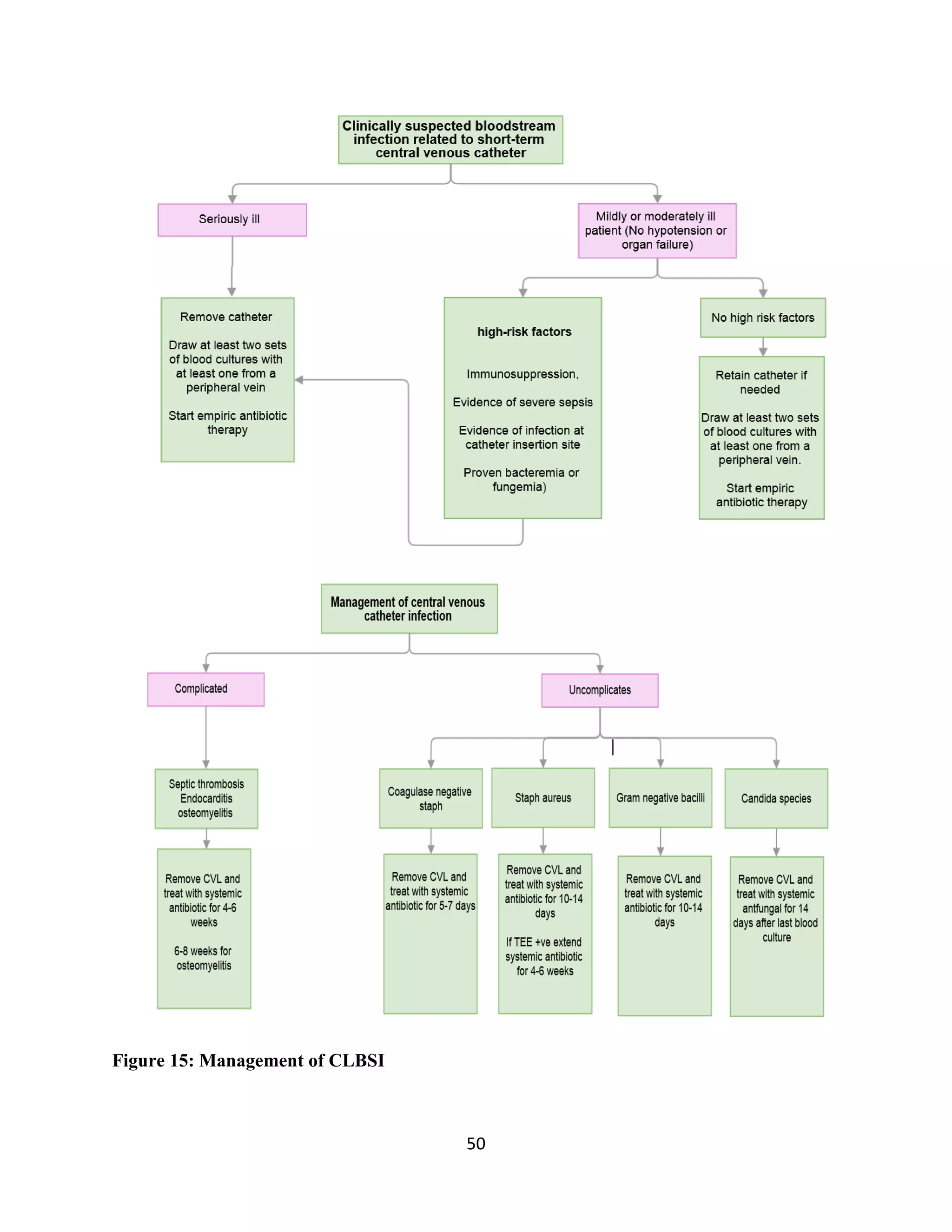 50
Figure 15: Management of CLBSI
 