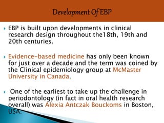 Evidence based periodontology | PPTX