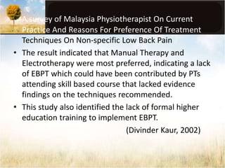 Evidence based practice | PPTX