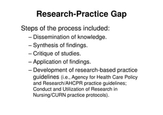 Evidence-Based Practice