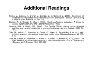 Evidence-Based Practice