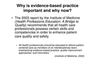 Evidence-Based Practice