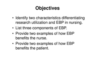 Evidence-Based Practice