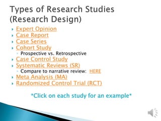 Propestice Study Example EBP Quick Course for ATs | PPTX