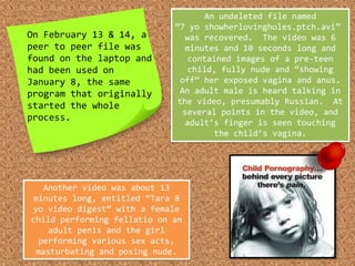 Computer/Internet Crime - Child porn - Evidence | PPT