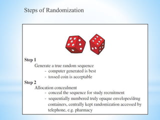Steps of Randomization
 