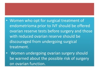 Evidence Based Management of Endometrioma | PDF