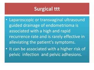 Evidence Based Management of Endometrioma | PDF