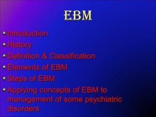 Evidence based med | PPT
