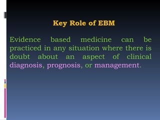 Evidence Based Medicine (1).ppt pharmacotherapy | PPT
