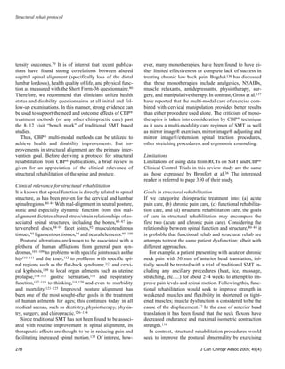 Evidence Based Protocol for Structural Rehab of Spine | PDF