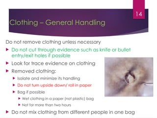 Evidence collection, packaging, Evidence collection, packaging | PPTX