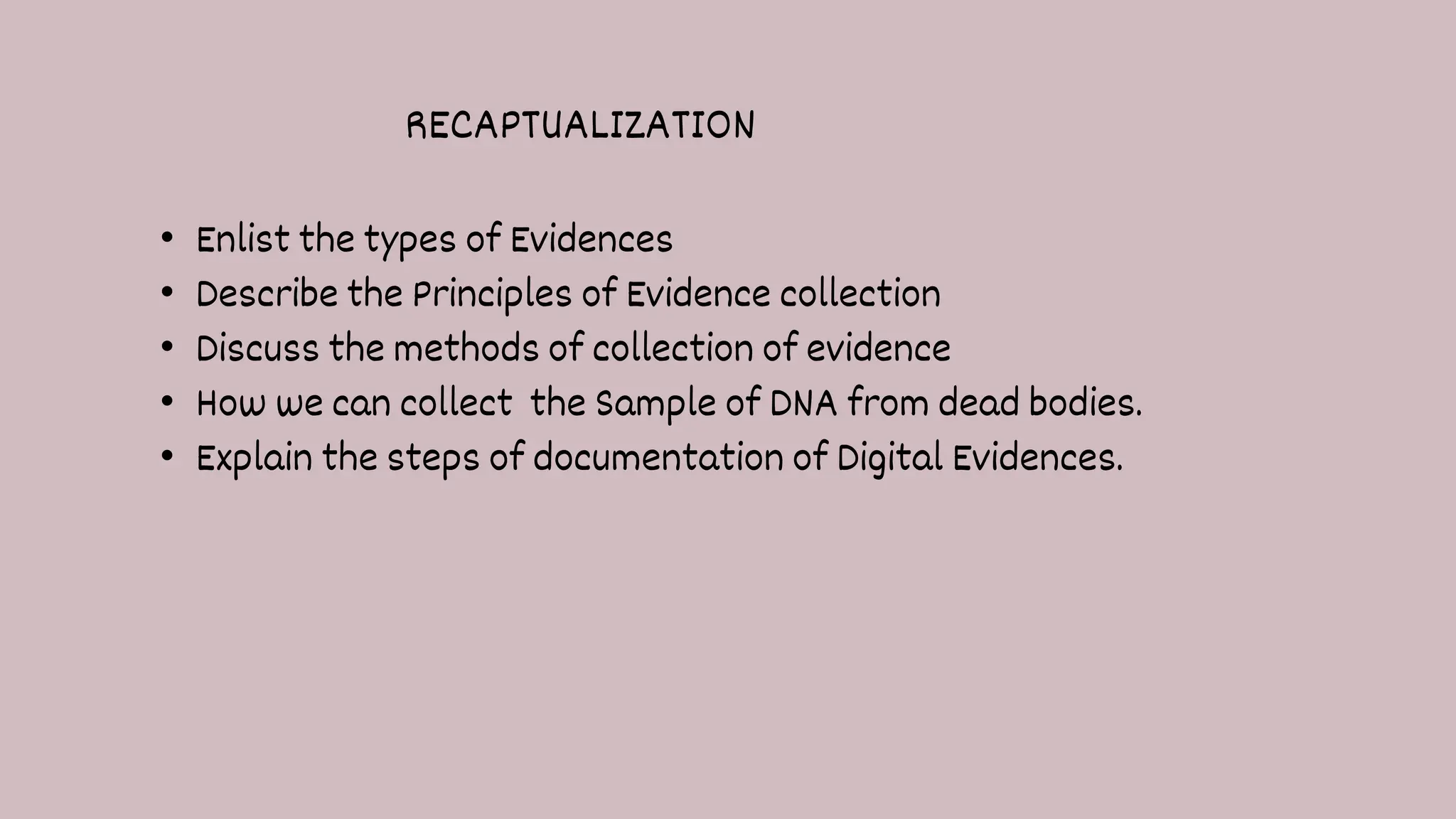 Evidence collection & Preservation .pptx