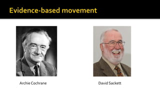 Archie Cochrane David Sackett
 