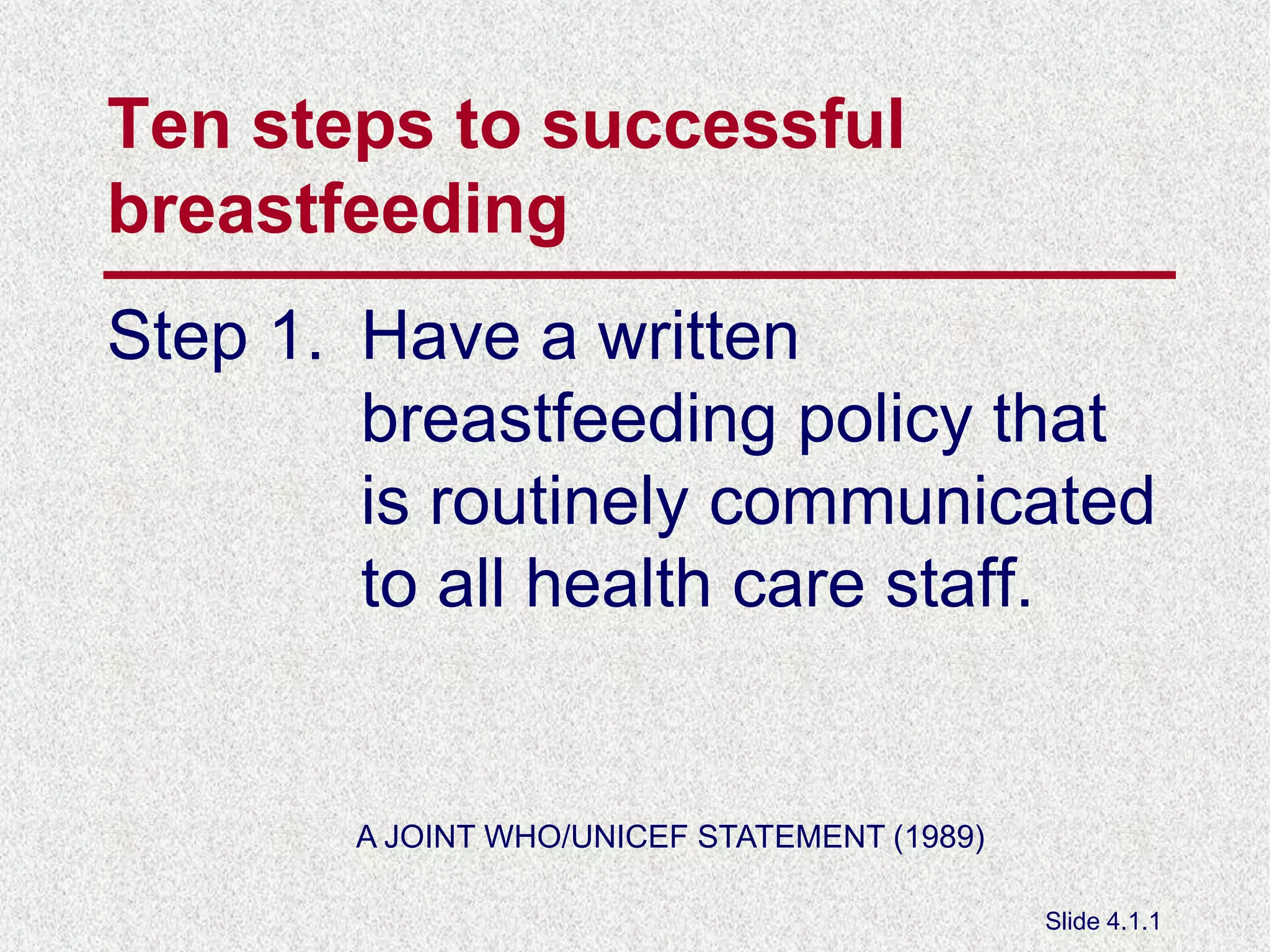 Evidence of 10 steps4,92 bfhi revised section2.4.a_slides | PPSX