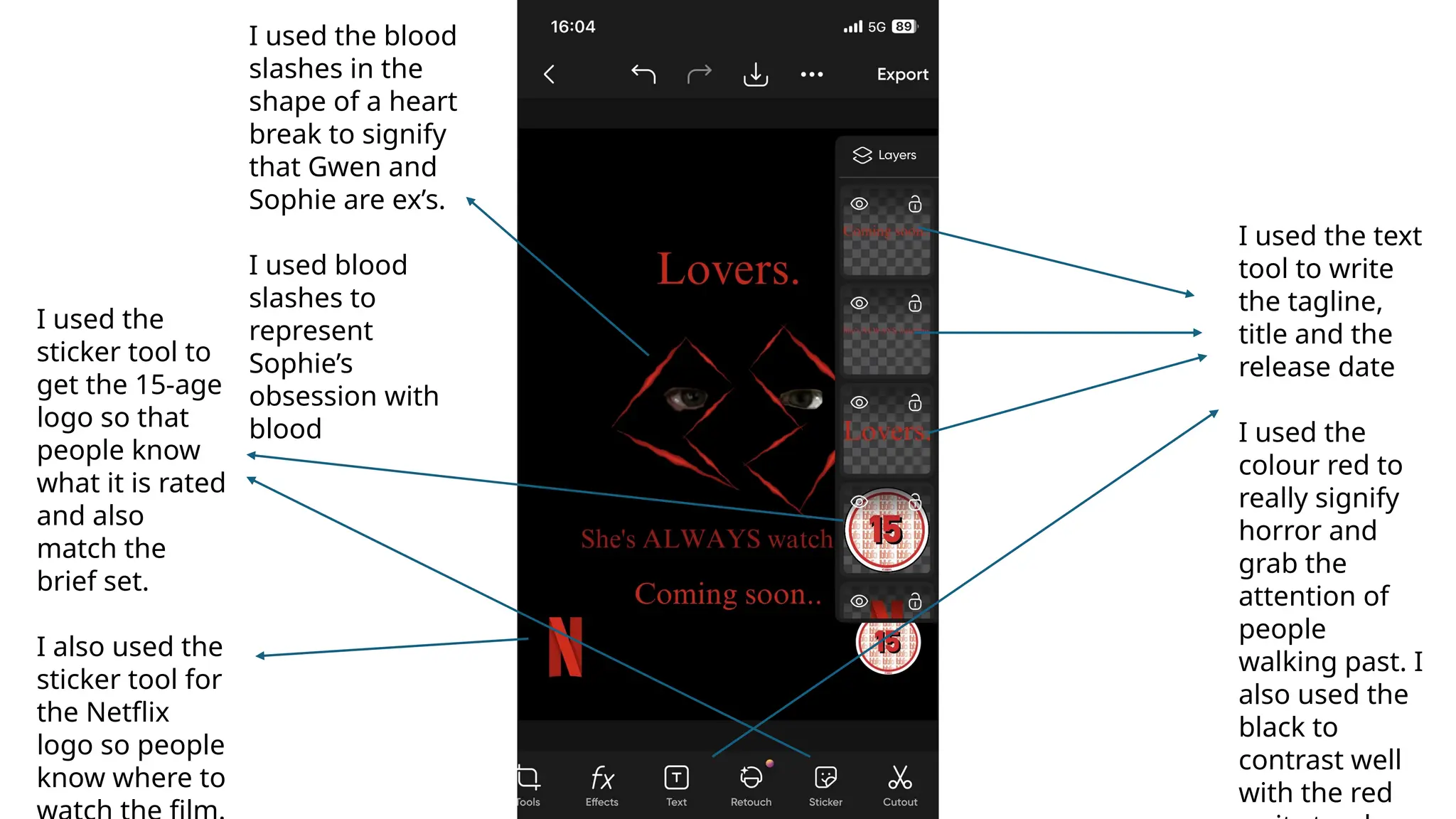 Evidence Of Creating And Saving Posters Pptx