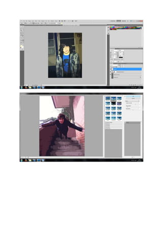 Evidence of original photography art and manipulation