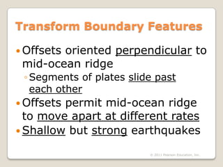 Offset Ridge Segments Evidence of Plate Tectonic Processes | PPTX