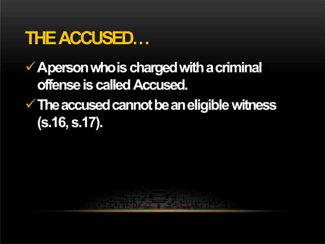 Examination Of Witness Pptx Law