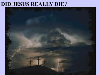 could have unitedly overcome
sixteen professional Roman soldiers,
dared to break a Roman seal, moved
a two tonne tomb stone, just to steal
a corpse!
A dead Messiah would have served
absolutely no purpose for the
disciples.
 
