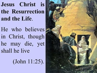 The very
existence of the
largest religious
movement in
the history of
the world is
another
powerful
evidence of the
truth of the
Resurrection.
 