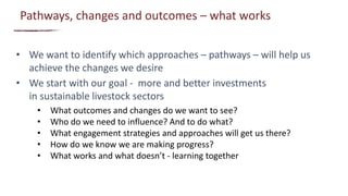 From evidence to actions: How can we use evidence to better inform investment and policy priorities for the livestock sector