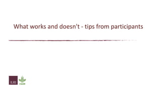 From evidence to actions: How can we use evidence to better inform investment and policy priorities for the livestock sector
