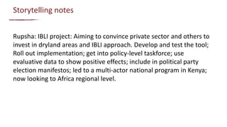 From evidence to actions: How can we use evidence to better inform investment and policy priorities for the livestock sector