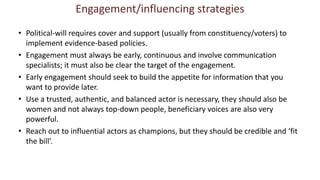 From evidence to actions: How can we use evidence to better inform investment and policy priorities for the livestock sector