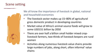 From evidence to actions: How can we use evidence to better inform investment and policy priorities for the livestock sector