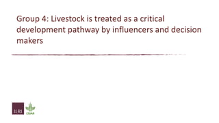 From evidence to actions: How can we use evidence to better inform investment and policy priorities for the livestock sector