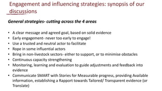 From evidence to actions: How can we use evidence to better inform investment and policy priorities for the livestock sector