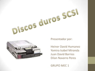 Presentador por:
Heiner David Humanez
Yomira Isabel Miranda
Juan David Barrios
Dilan Navarro Peres
GRUPO MEC 1
 