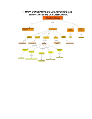  MAPA CONCEPTUAL DE LOS ASPECTOS MÁS
IMPORTANTES DE LA CONSULTORIA.