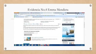 Evidencia No.4 Emma Mendieta

 