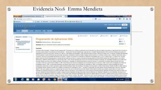 Evidencia No.6 Emma Mendieta

 